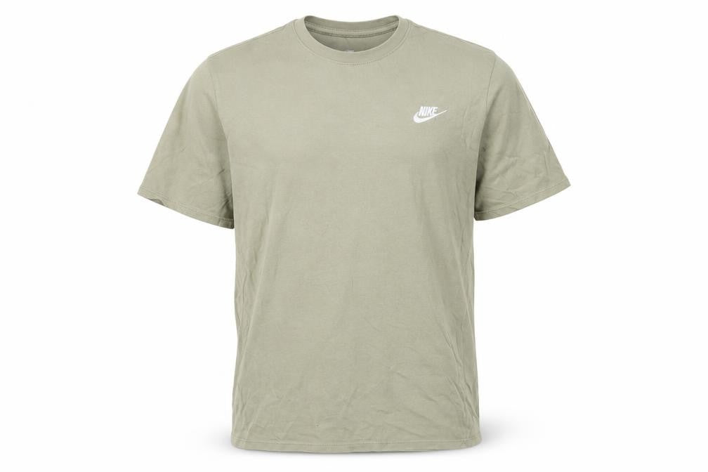 Mens UK Size M Nike Green  Cotton T-Shirt