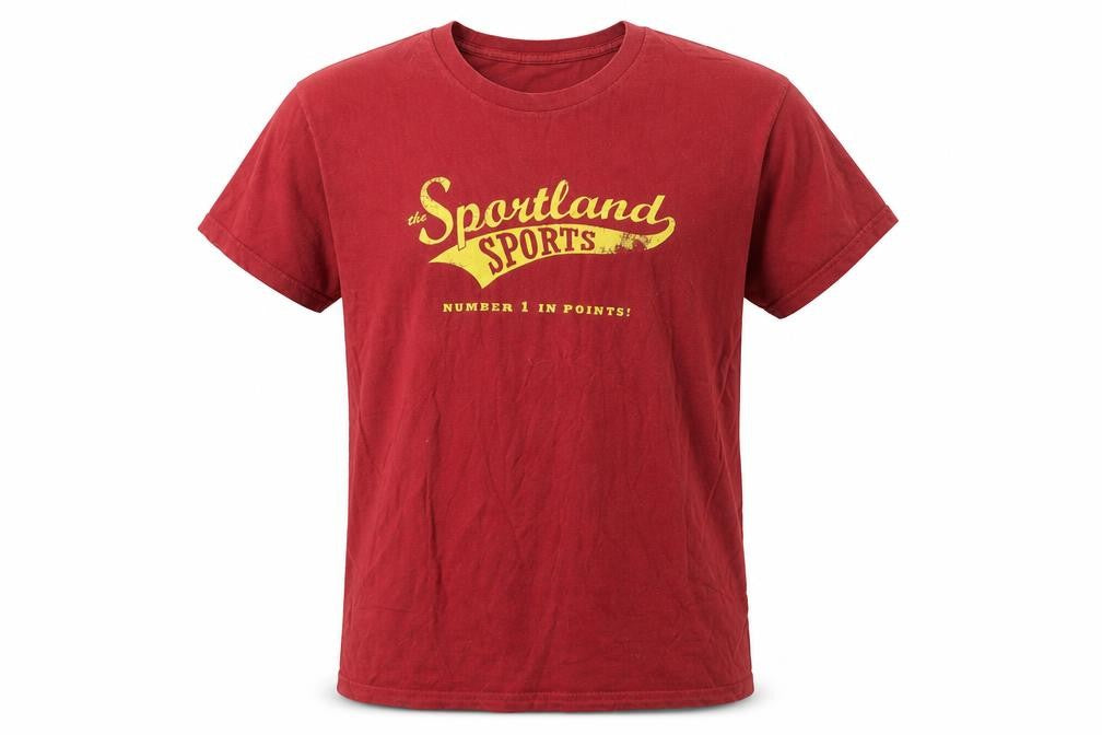 American Apparel Red Sports Graphic Men's M T-Shirt