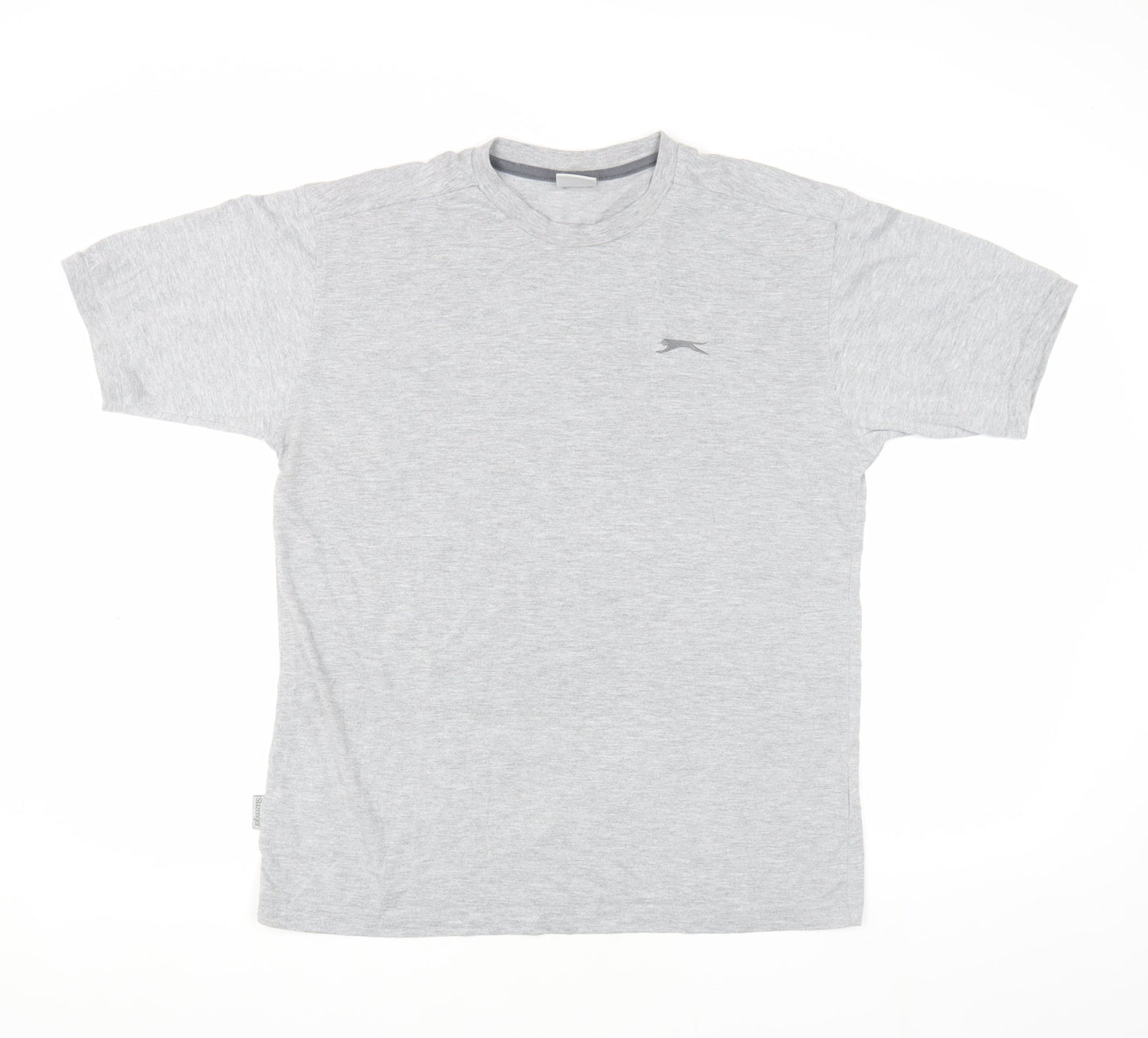 Slazenger Men's Grey Crew Neck T-Shirt Medium