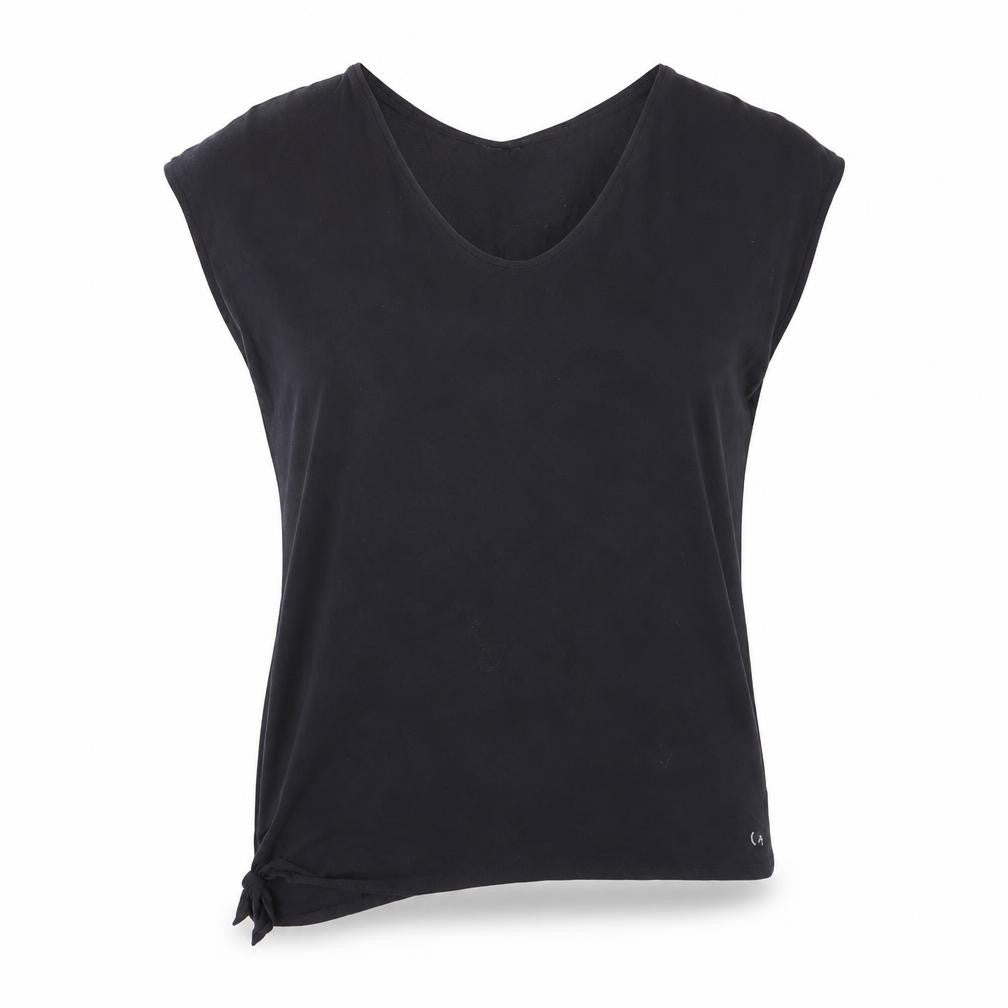 GapFit Women’s Black Sleeveless V-Neck T-Shirt