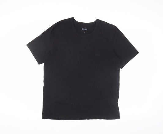 Boss Men’s Black T-Shirt XL Regular Fit