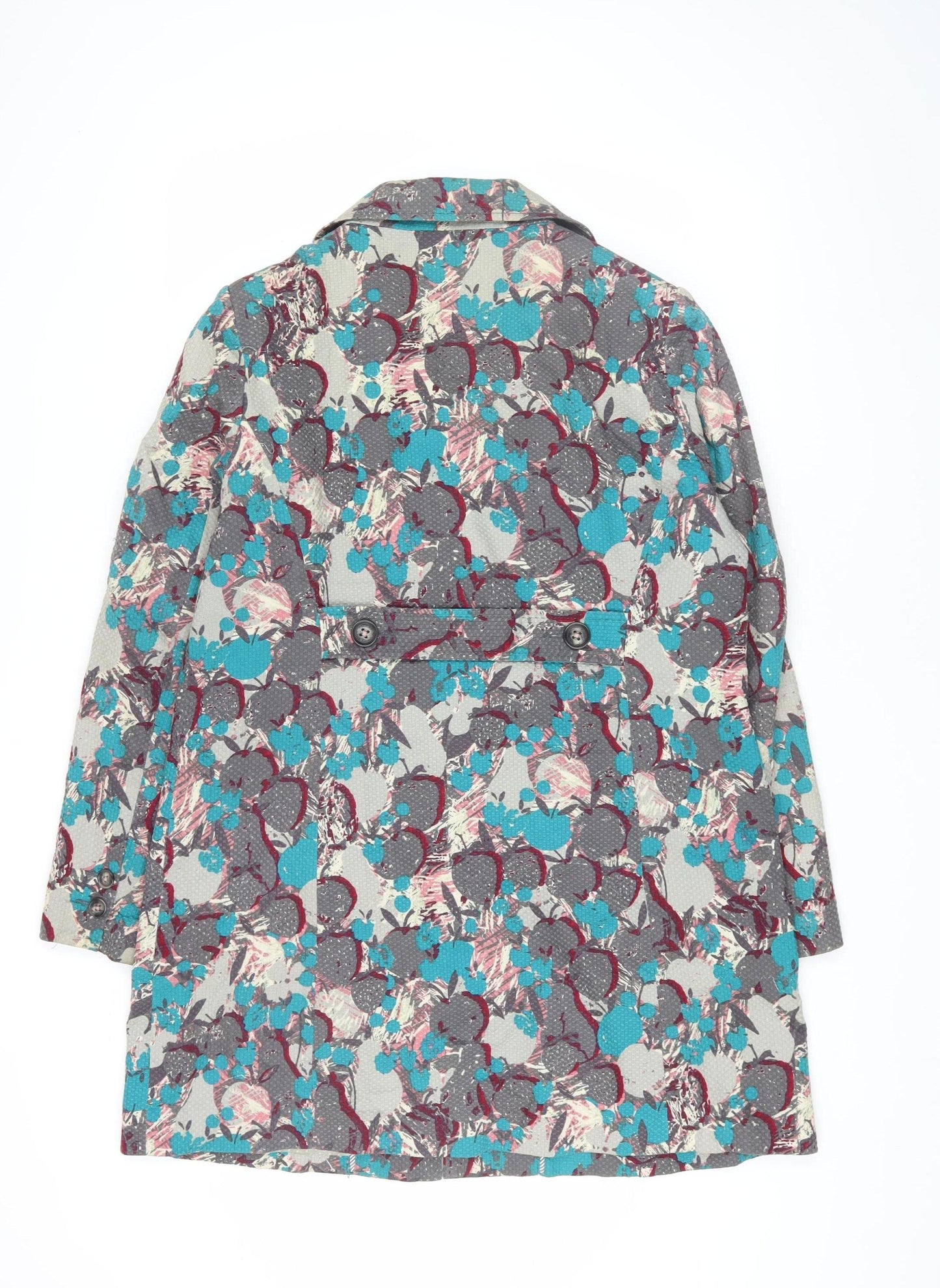 White Stuff Women's Multicoloured Floral Coat Size 16