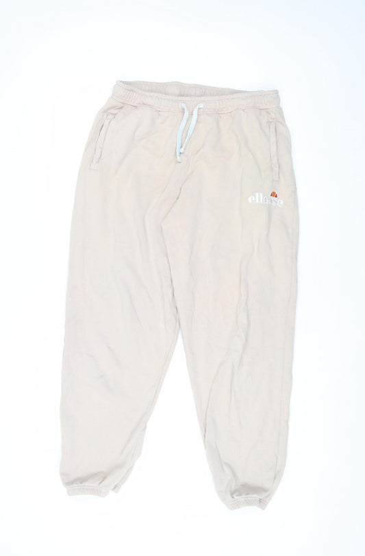 Ellesse Women's Beige Jogger Trousers, Size 14