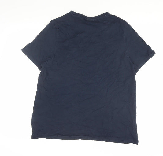 Slazenger Men's Blue Crew Neck T-Shirt, Size L