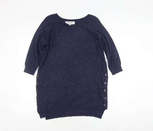 FatFace Women's Blue Pullover Jumper - Size 12