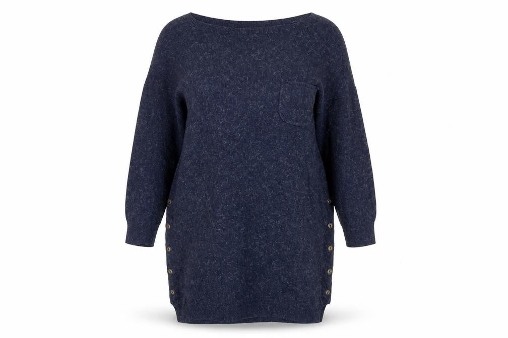 Womens UK 12 Regular FatFace Blue Pullover