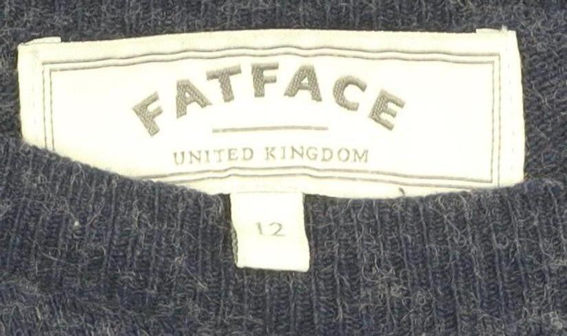 FatFace Women's Blue Pullover Jumper - Size 12