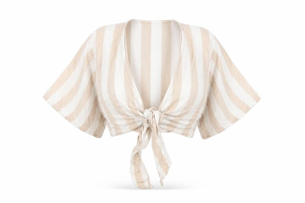 Womens UK Size S American Eagle Beige Viscose Blouse
