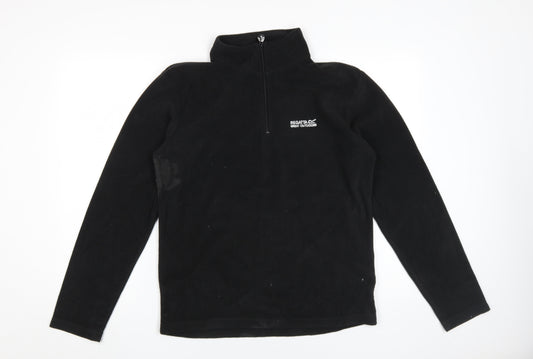 Regatta Men's Black 1/4 Zip Sweatshirt M
