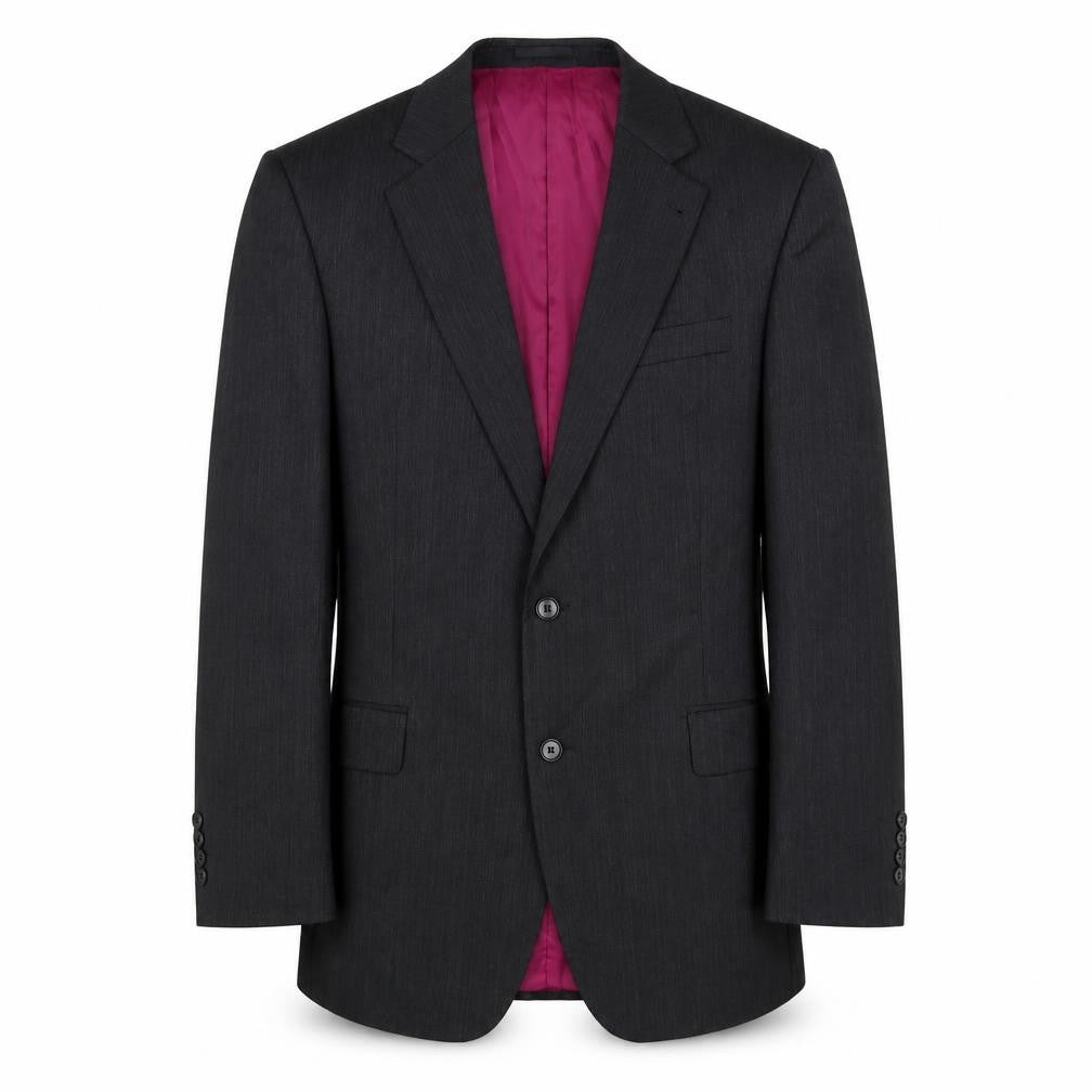 Mens 42 Chest Regular Austin Reed Black Two-Button Blazer