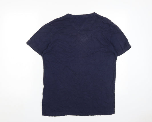 Joules Men's Blue Cotton Hiking T-Shirt, Medium