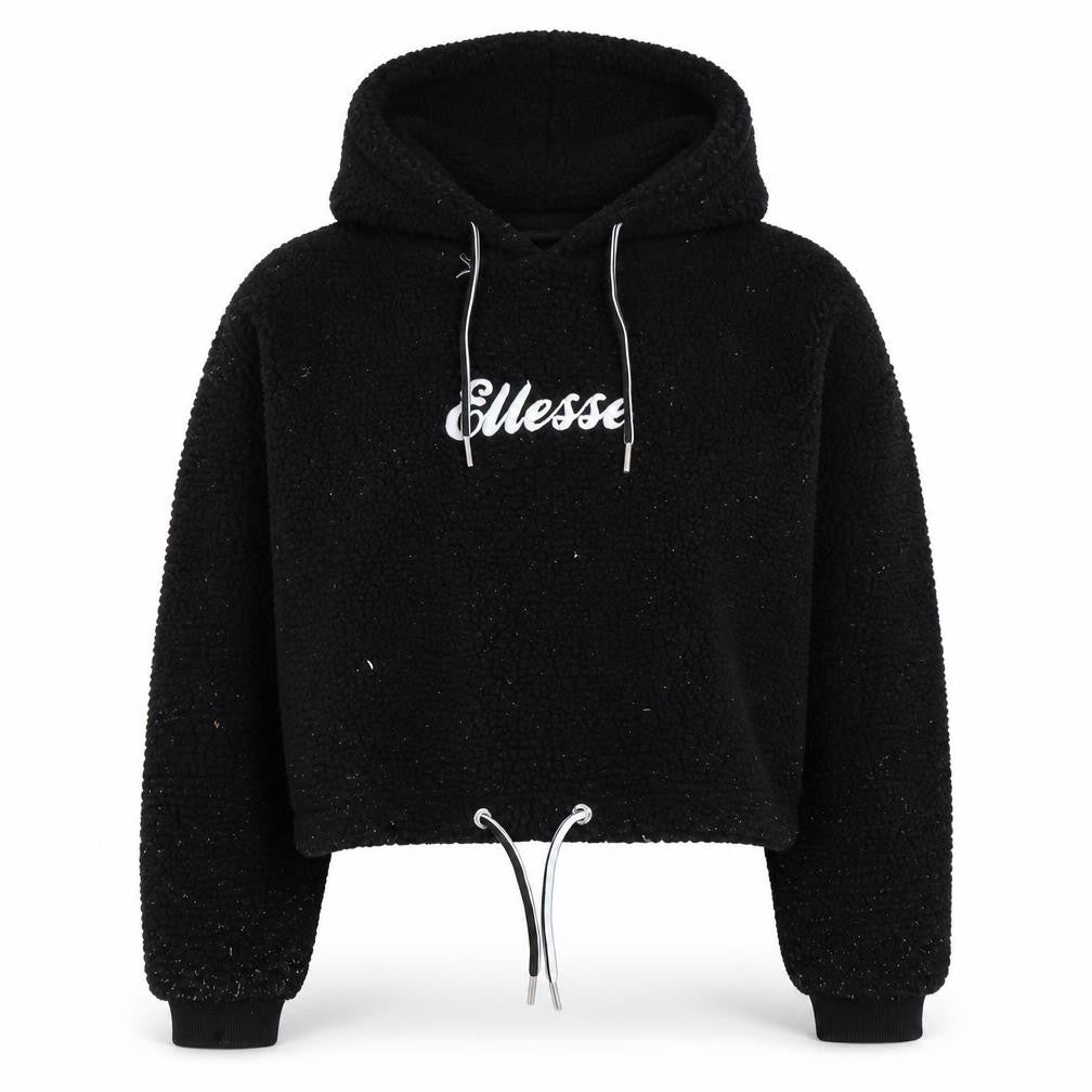 Womens UK 6 Relaxed ellesse Black Pullover Hoodie