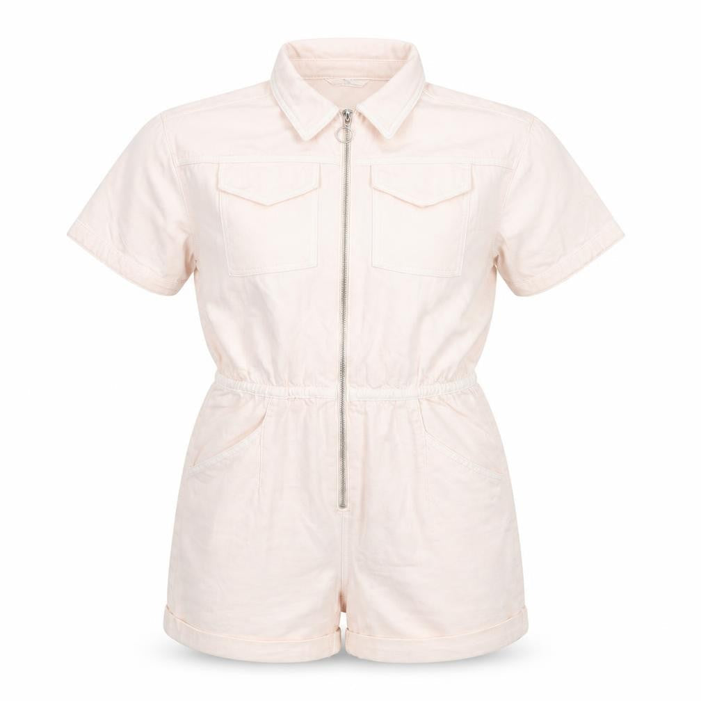 Marks and Spencer Girls Pink Jumpsuit 13-14 Years Short Sleeve