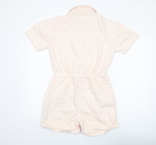 Marks and Spencer Girls Pink Jumpsuit 13-14 Years Short Sleeve