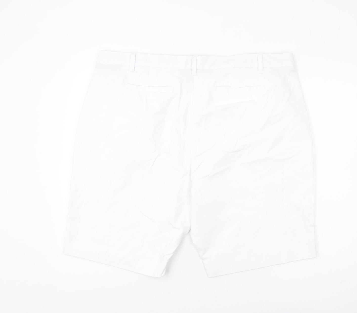 Marks and Spencer Women's White Chino Shorts Size 22