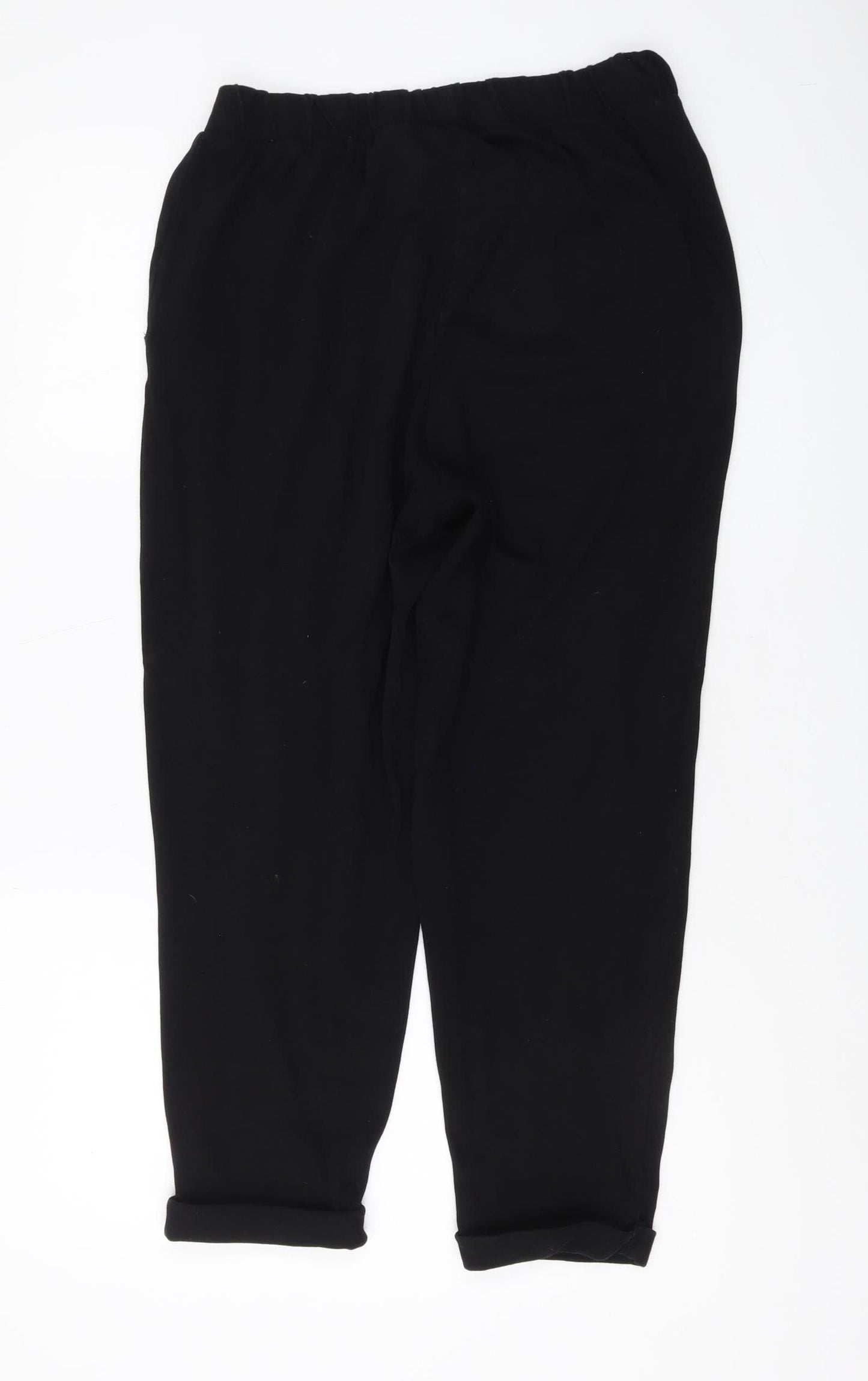 Divided Women's Black Cotton Trousers S Casual