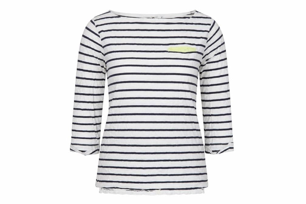 Womens UK Size 10 FatFace Ivory Cotton T-Shirt
