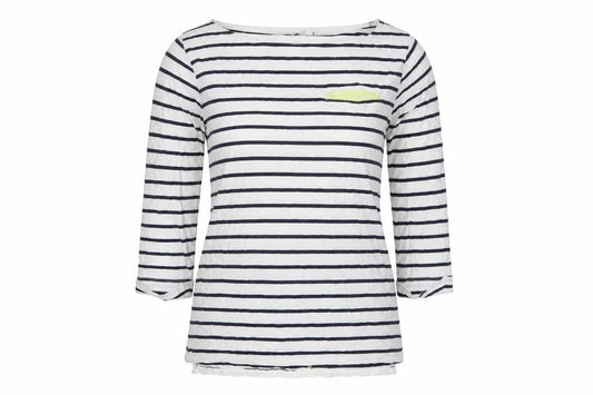 Womens UK Size 10 FatFace Ivory Cotton T-Shirt