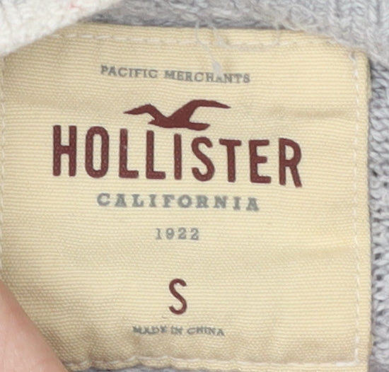 Hollister Women's Grey Pullover Jumper, Size S