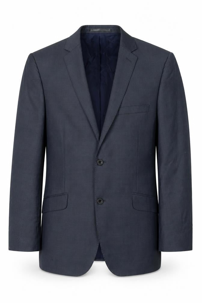 Mens 38 Chest Regular Paul Costelloe Blue Two-Button Blazer