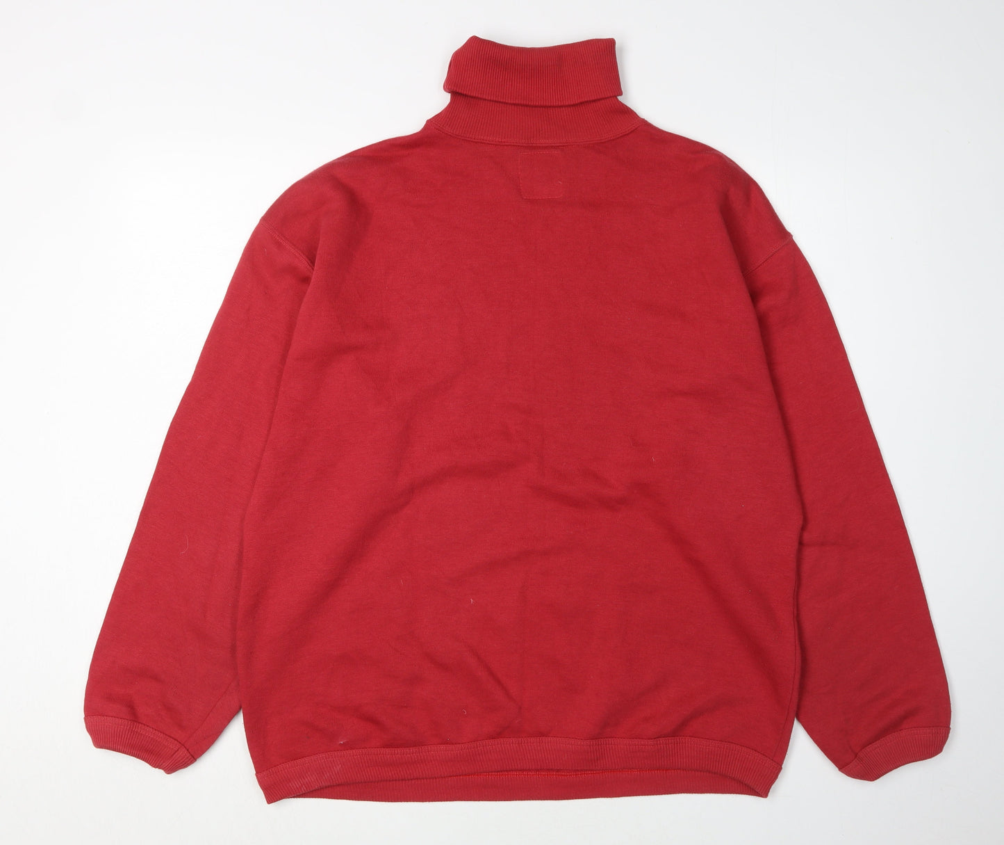 Levi's Men's Red Roll Neck Pullover Sweatshirt L
