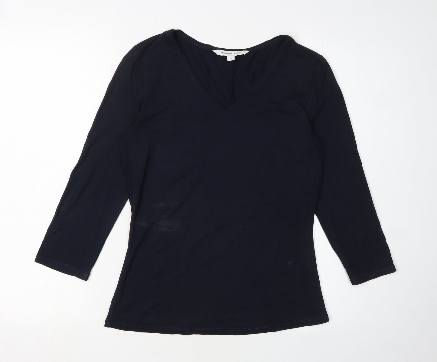 Fenn Wright Manson Women's Black Viscose Top Size 10