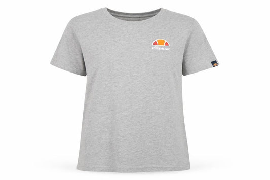 Womens UK Size 14 ellesse Grey Cotton Blend T-Shirt