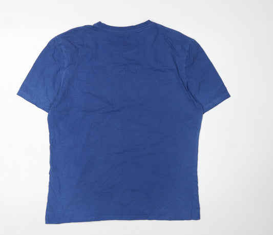 Marks and Spencer Star Wars T-Shirt, Blue, Men's M, Graphic Tee