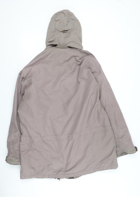 Arctic Storm Men's Beige Parka Jacket Size 18