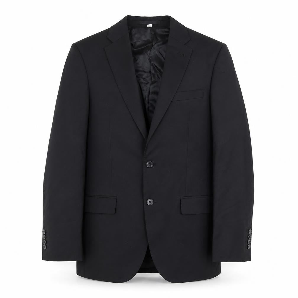 Marks and Spencer Men's Black Wool Blazer, 38L Fit