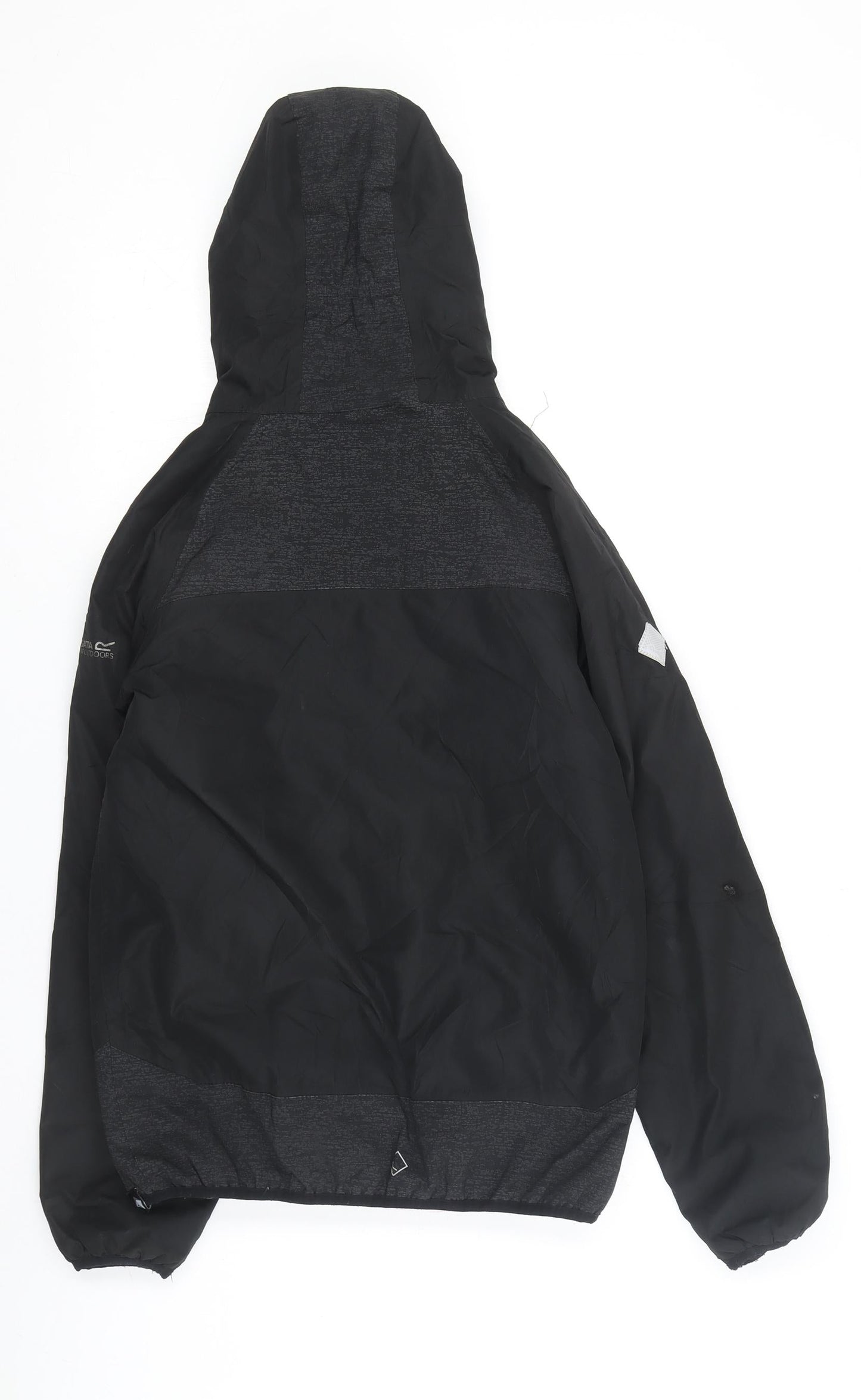 Regatta Boys Black Windbreaker Jacket - 13 Years