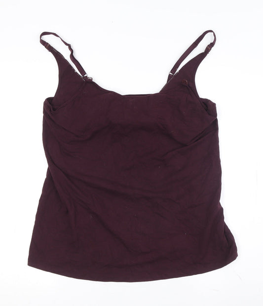 Gap Women's Purple XL Nursing Camisole Tank