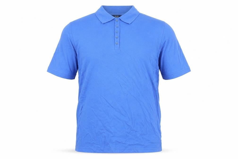 Isle Essentials Men's Blue Polo Large Short Sleeve