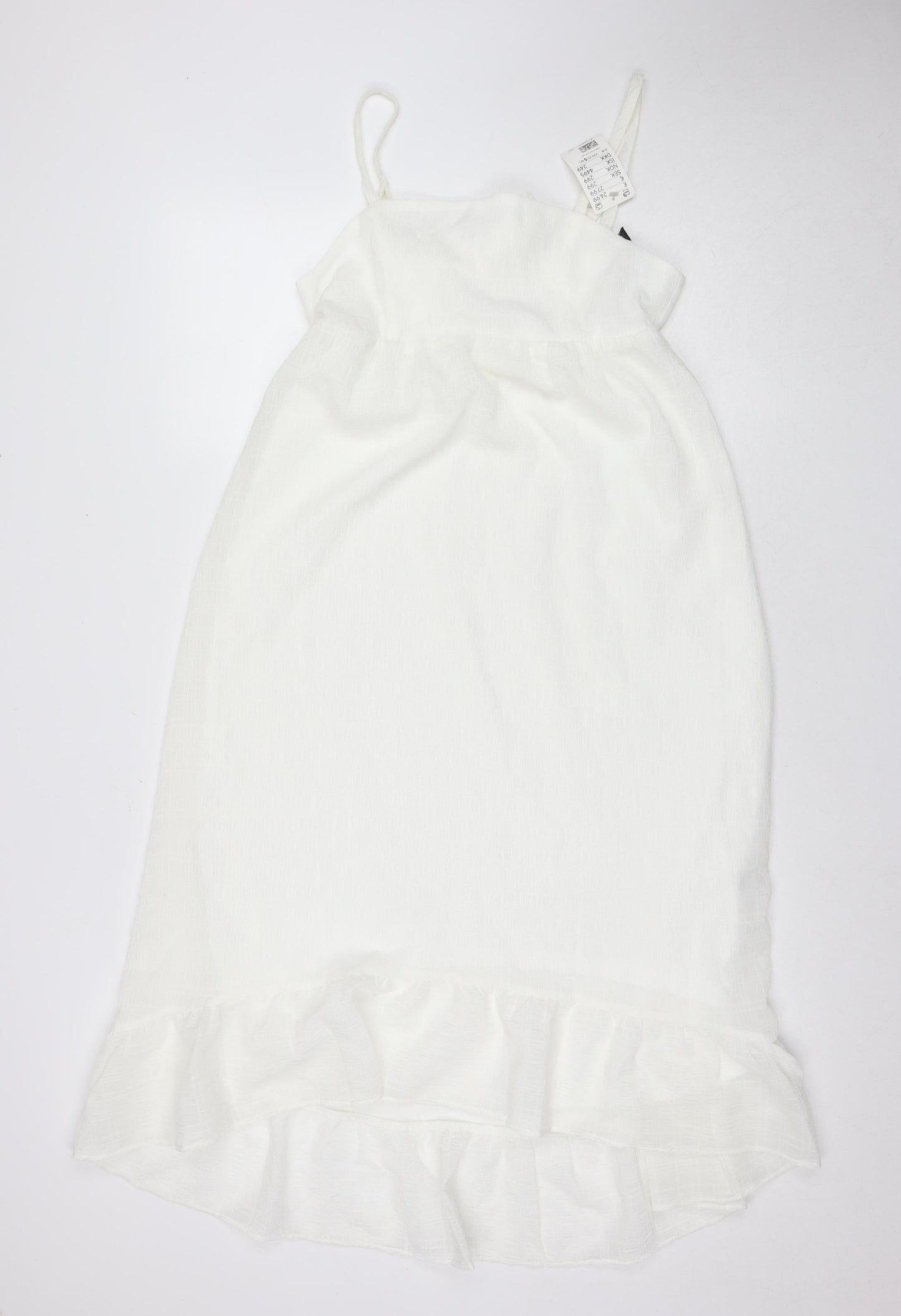H&M Divided Women’s White Halter Dress Size S