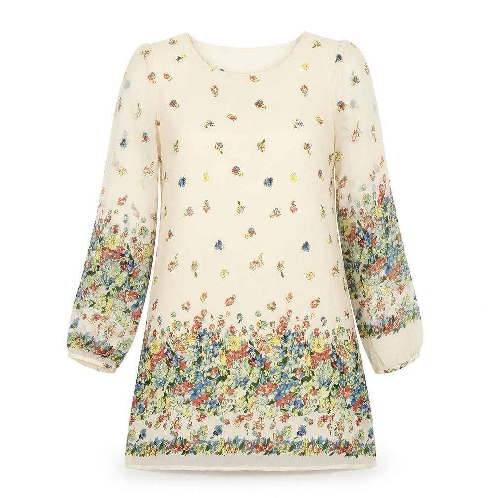 H&M Women's Multicoloured Floral Shift Dress Size 8