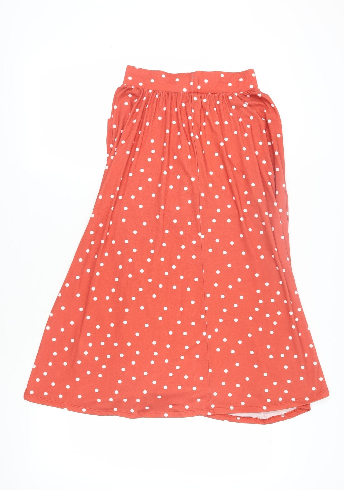 ASOS Women's Red Polka Dot A-Line Skirt Size 10