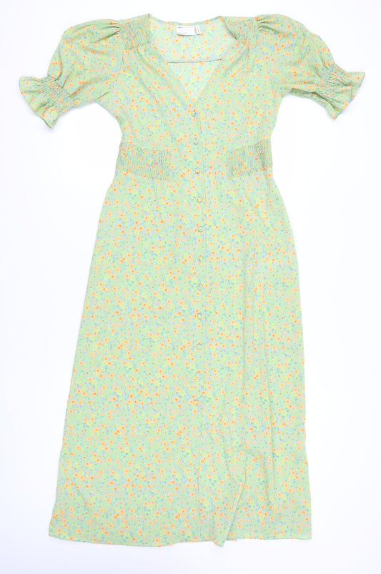 ASOS DESIGN Women Multicoloured Floral A-Line Dress