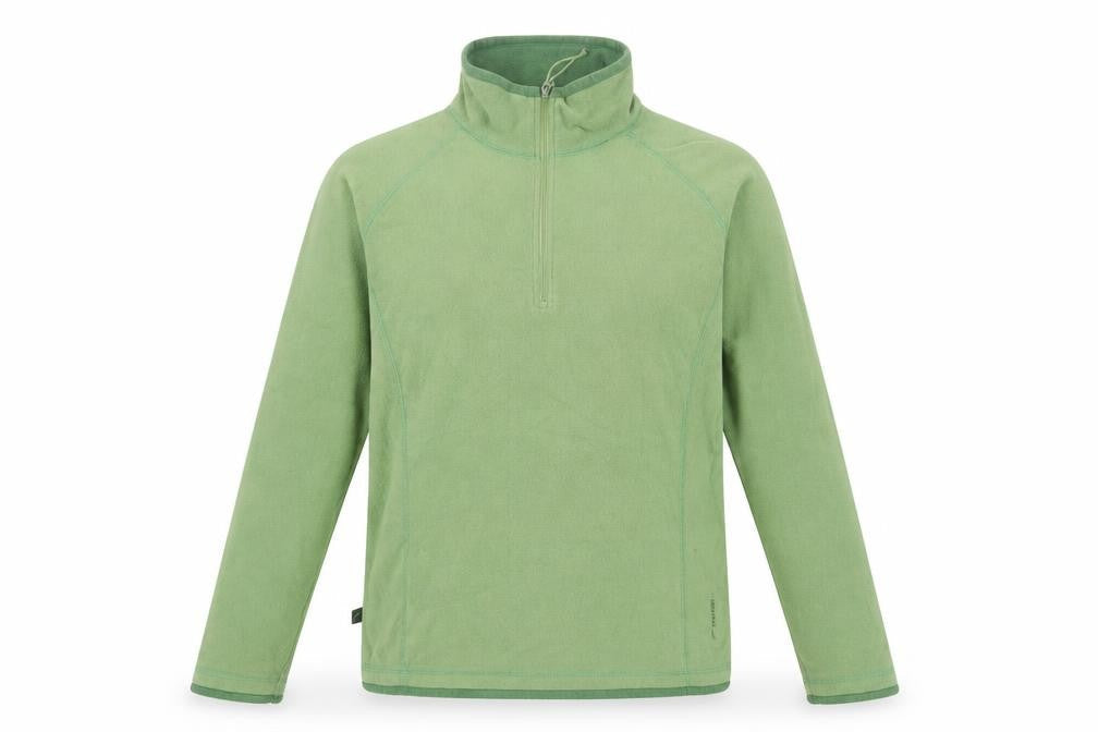 Womens UK 12 Regular Mountain Life Green Pullover Sweatshirt