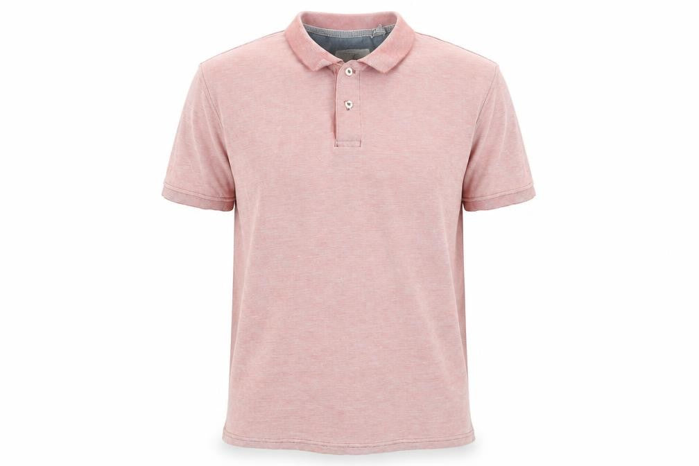 Jasper Conran Men's Pink Cotton Polo Shirt L Casual