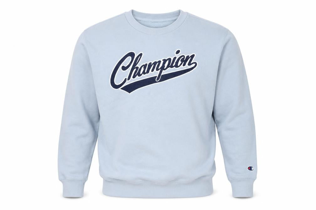 Mens UK S Regular Champion Blue Pullover Sweatshirt
