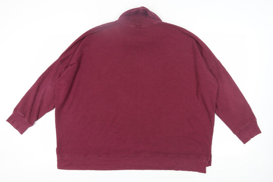 Victoria's Secret Pink Women’s Purple Oversized Sweatshirt Size L