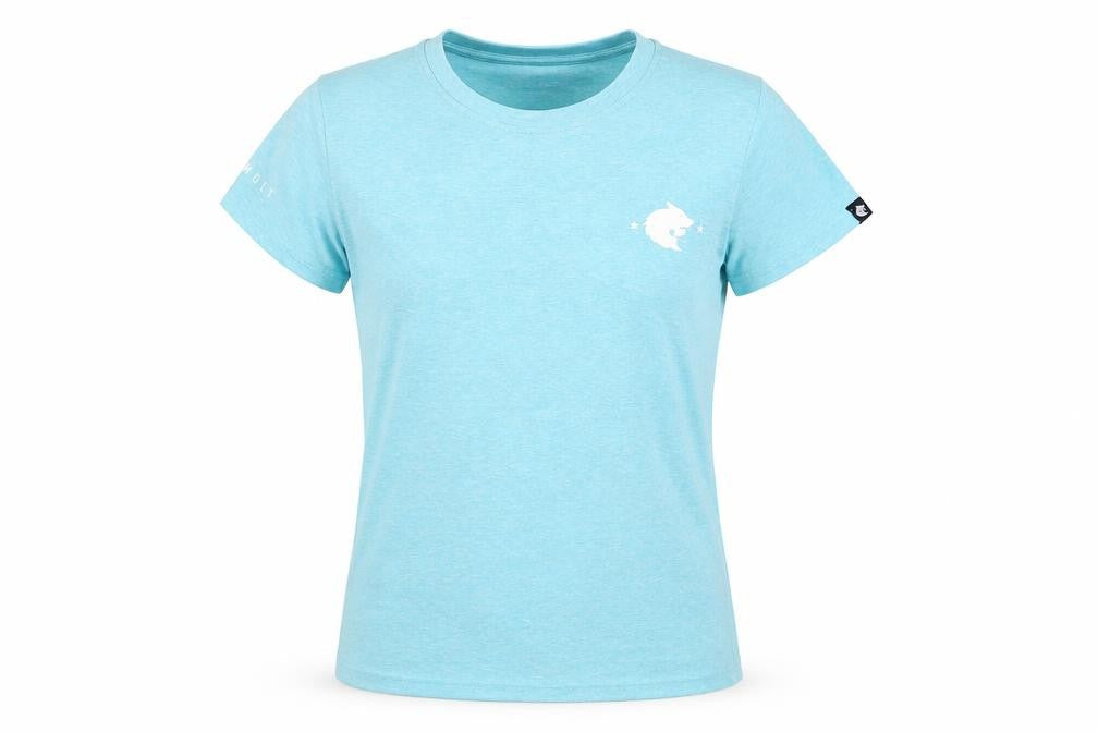 Unisex Adultss UK Size XS WEARWOLF Blue Polyester T-Shirt