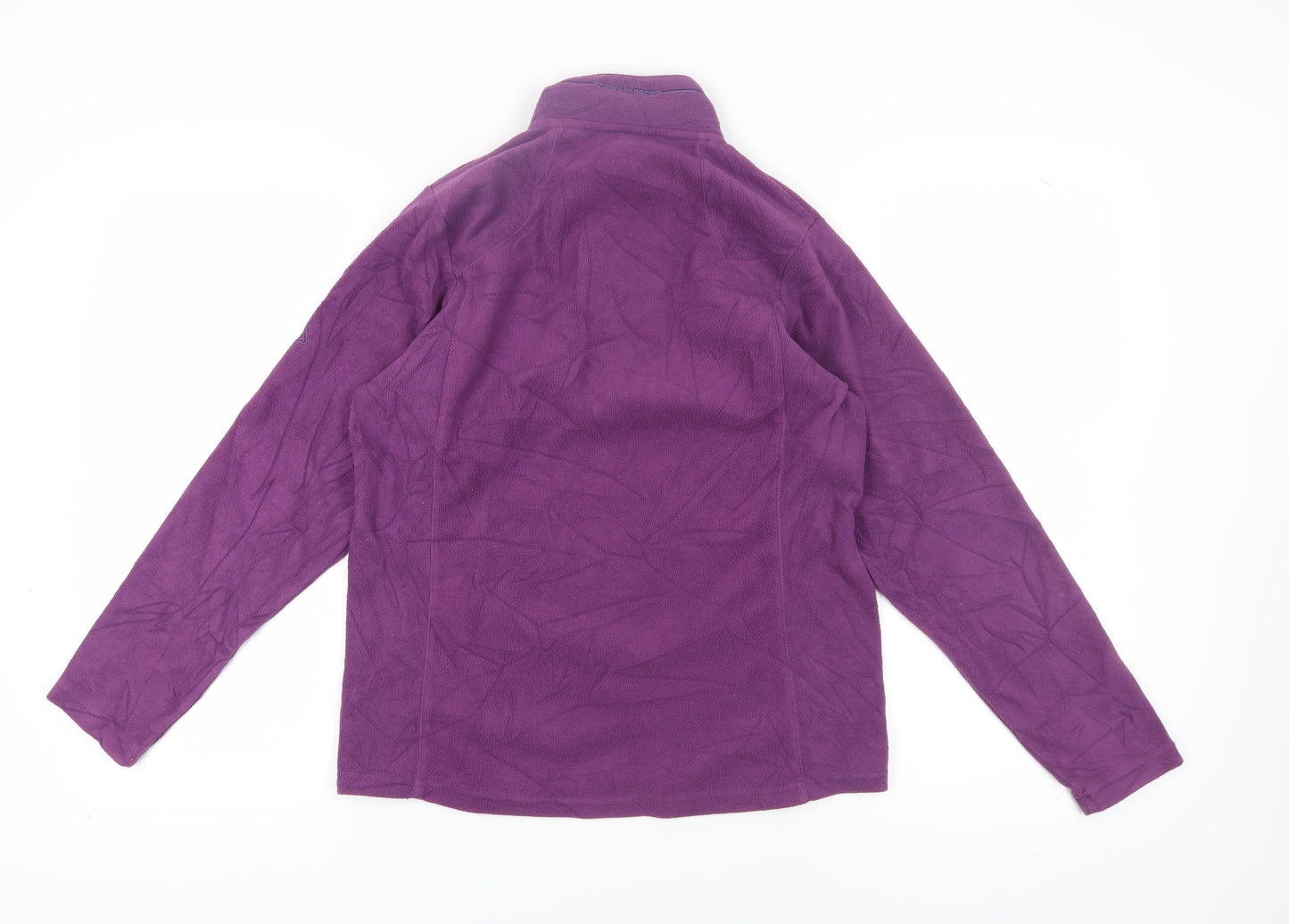 Craghoppers Women's Purple Fleece 1/2 Zip Sweatshirt, Size 10