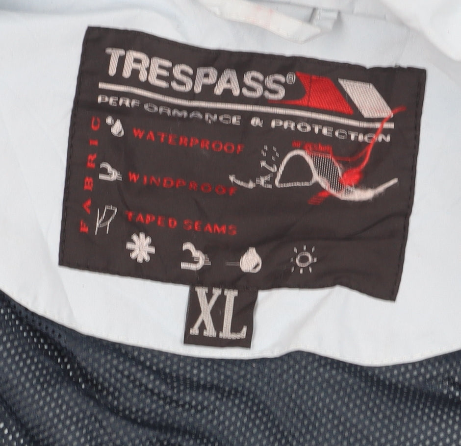 Trespass Men's Blue Waterproof Windbreaker Jacket XL