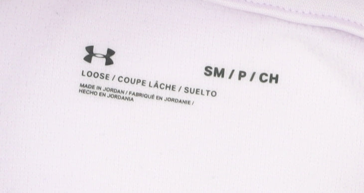 Under Armour Women's Purple Sweatshirt, Size S, Relaxed Fit