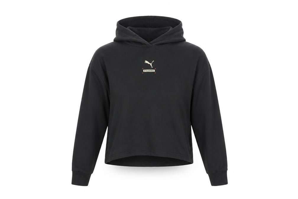 Unisex Adults UK S Regular PUMA Black Pullover Hoodie