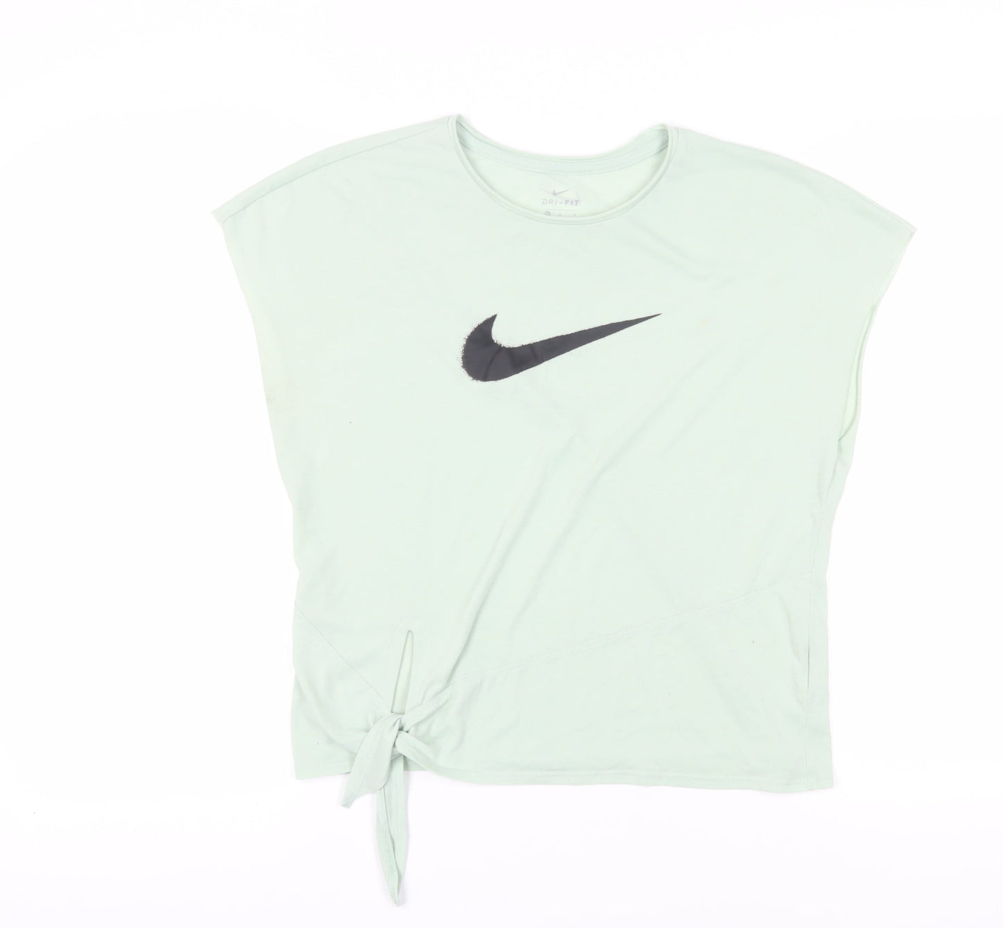 Nike Women's Green Sleeveless T-Shirt, M - Sports Basic