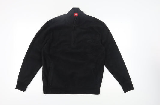 Slazenger Men's Black M 1/2 Zip Sweatshirt