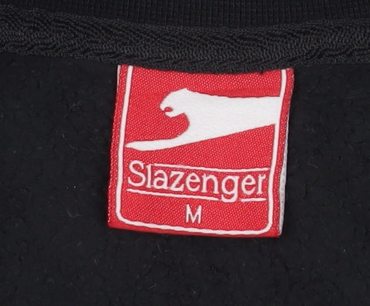 Slazenger Men's Black M 1/2 Zip Sweatshirt