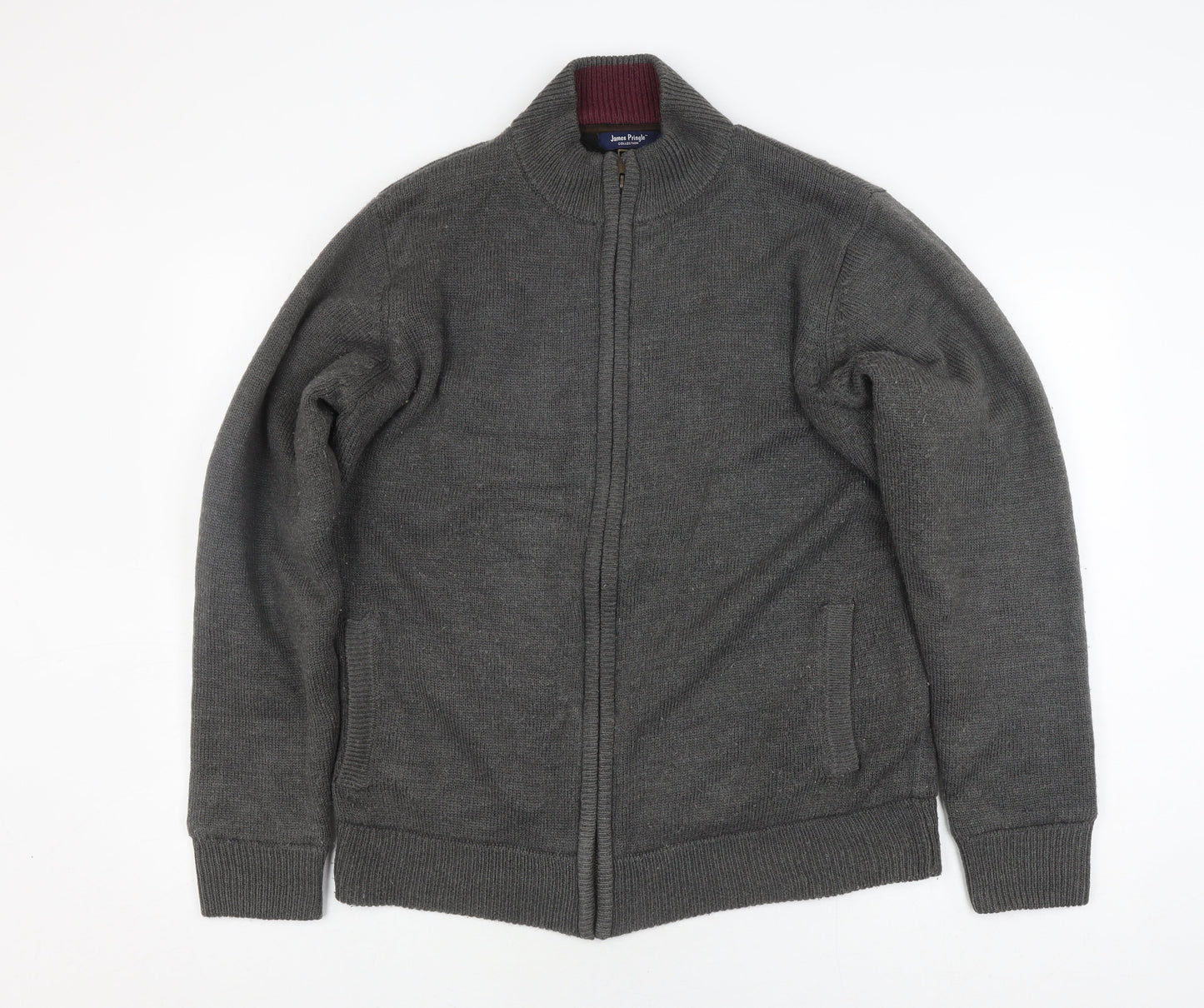 James Pringle Men's Grey Bomber Jacket M